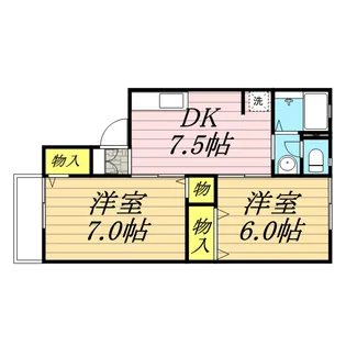 ボナール【2階】の間取り