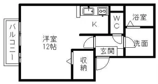 デルニエⅢ【205号室】の間取り