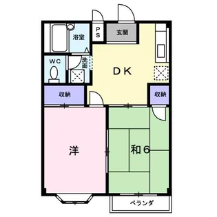 エルディムドミール小林【2階】の間取り