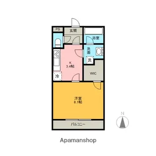カーサ森下【3階】の間取り