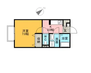 リヴェール アンジュ【2階】の間取り