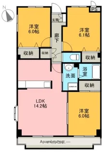 サンヒルズ富士【306号室】の間取り