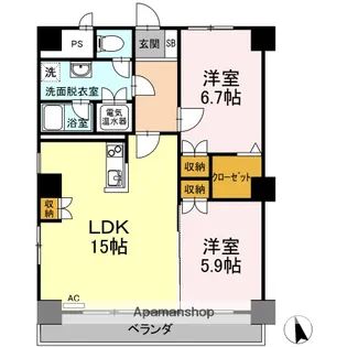 清和ビル【3階】の間取り
