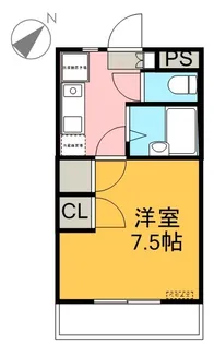 CLACSY ONE【202号室】の間取り