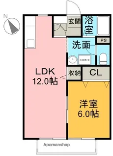 エバーライフ【2階】の間取り