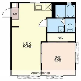 ルミエールⅡ【2階】の間取り
