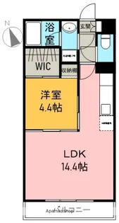 ブローニュ【2階】の間取り