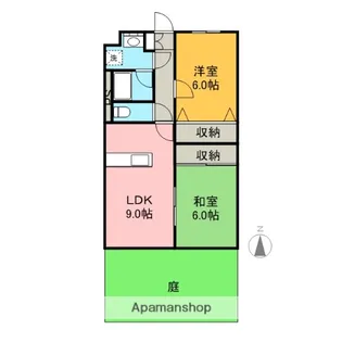グランドゥール【108号室】の間取り