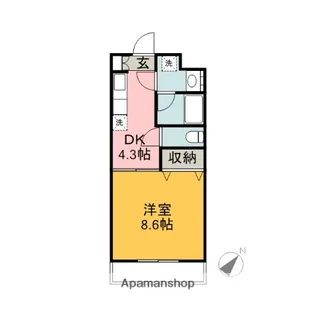 グランフィールズ【1階】の間取り