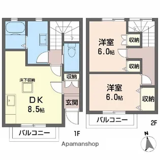 エスペランス【101号室】の間取り
