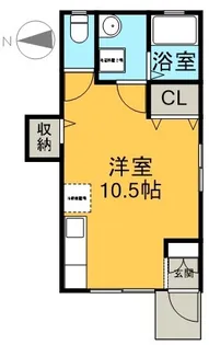 アパートメントINDEX【101号室】の間取り