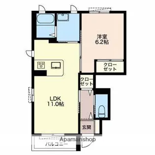 WISTERIAC【1階】の間取り