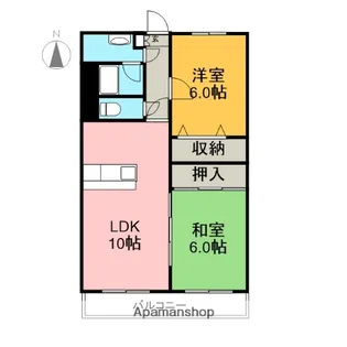 グランTeao【1階】の間取り