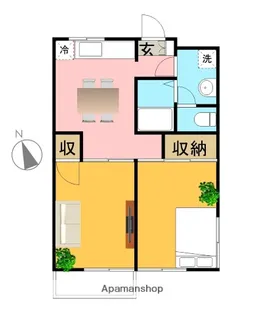 ジュビロ富士宮【1階】の間取り