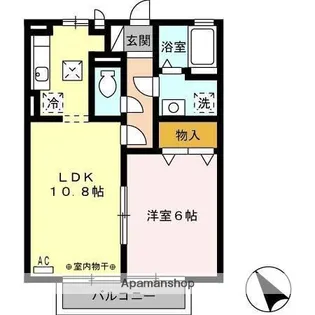 ソレイユ 長沢 Ⅰ【1階】の間取り