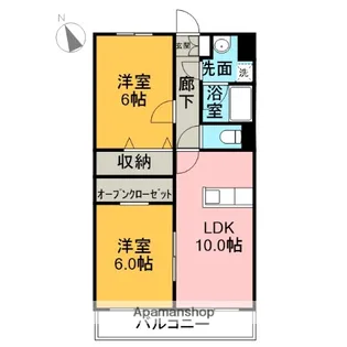 エクセレントM2【203号室】の間取り