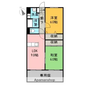 エクセレントM2【102号室】の間取り