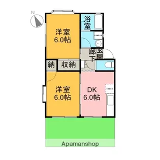 ベストハイツ岳陽【101号室】の間取り