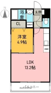 シャン・デュ・クールⅡ【203号室】の間取り