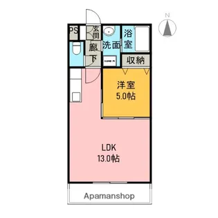 ヒルヴィレッジ【1階】の間取り