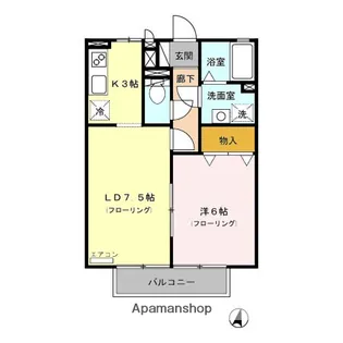 サニーコート【2階】の間取り