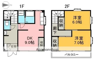 コーポラス吉田【A号室】の間取り