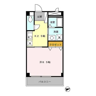 ヴィルドミール【2階】の間取り