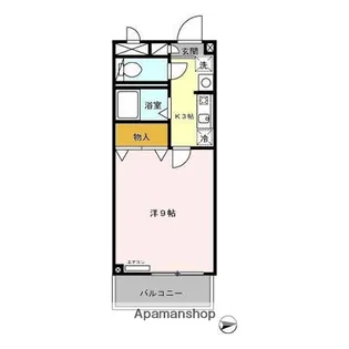 リバービレッジ宝来町【306号室】の間取り