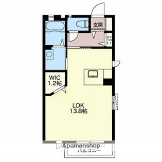 クラヴィエ ペンテC【103号室】の間取り