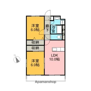 誠進館【303号室】の間取り
