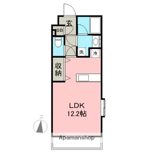 アルストロメリア【2階】の間取り