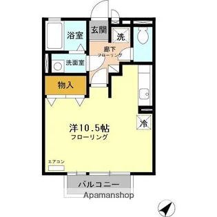 ヴィクトワールK【2階】の間取り