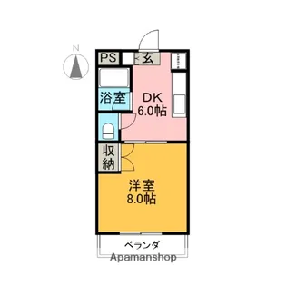 エレガントライフI【3階】の間取り
