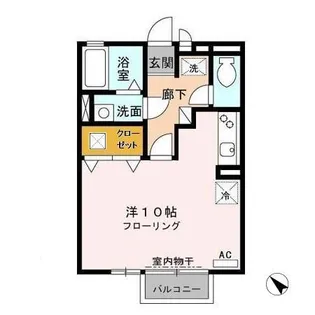 グランメール富士【1階】の間取り