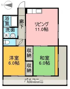 HIトピア富士【310号室】の間取り