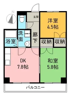 メゾン吉崎【403号室】の間取り