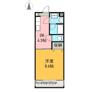 カルサイト【3階】の間取り