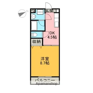 カルサイト【1階】の間取り