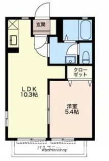 ベルカーサ岩本A【201号室】の間取り