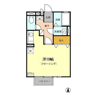 グリーンヴィラ【2階】の間取り