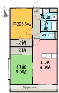 青葉ハイツ2【101号室】の間取り