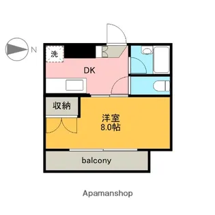 エルグランドK【3階】の間取り