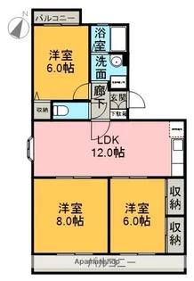 コーポラスエーデル【106号室】の間取り