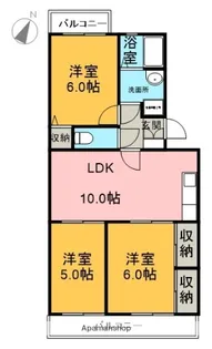 コーポラスエーデル【102号室】の間取り
