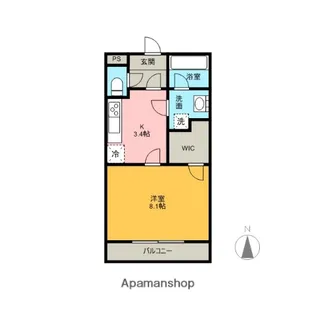 カーサ森下【1階】の間取り