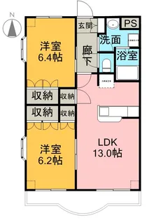 プランドール【2階】の間取り
