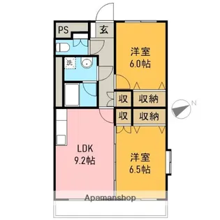 ルブラ【301号室】の間取り