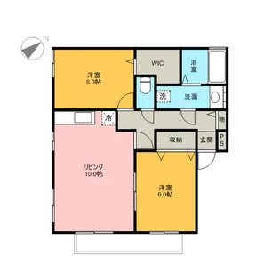 サンモール【1階】の間取り