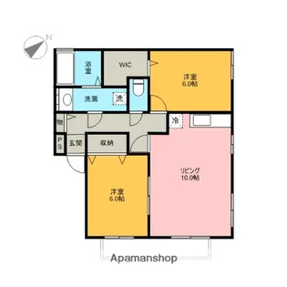 サンモール【2階】の間取り