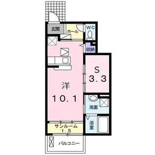 エスペランサ【1階】の間取り